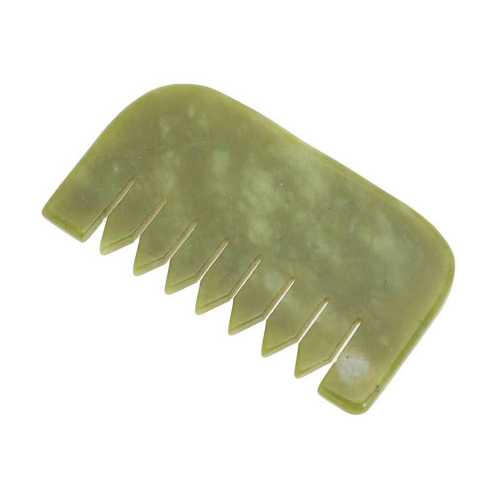 Premium Rectangular Head Massage Comb in Green Color for Relaxation and ...