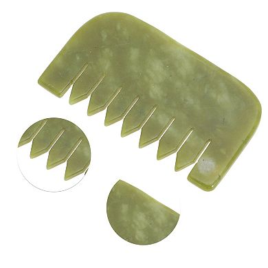 Premium Rectangular Head Massage Comb in Green Color for Relaxation and Stress 1Pc