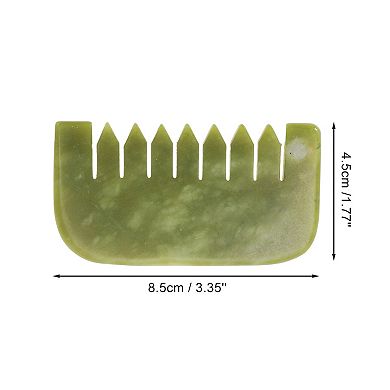 Premium Rectangular Head Massage Comb in Green Color for Relaxation and Stress 1Pc