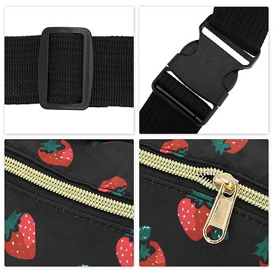 Strawberry Pattern Fanny Pack for Everyday Use and Travel 1 Pc