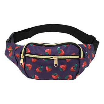 Strawberry Pattern Fanny Pack for Everyday Use and Travel 1 pc