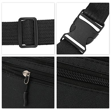 Zipper Design Adjustable Fanny Pack for Travel and Workouts 1 Pc