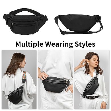 Zipper Design Adjustable Fanny Pack for Travel and Workouts 1 Pc