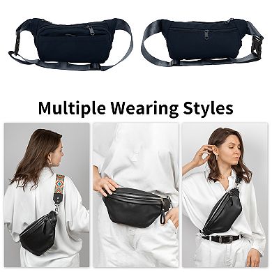 Simple Style Lightweight Nylon Fanny Pack with Adjustable Strap