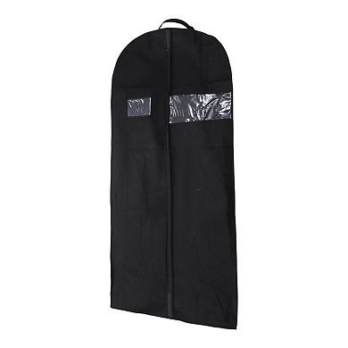 Dustproof Handle Garment Bag 51.18"x23.62"x5.91" Black 1 Pc
