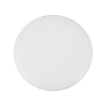 Solid Color Flying Disc for Outdoor Fun and Skill Development 1 pc 9.45" White