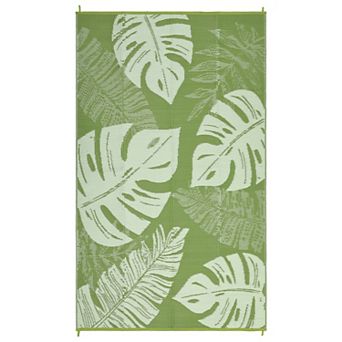 Fashionwu Washable Outdoor Modern Waterproof Print Easy to Clean Stain Resistant Bordered Area Rug