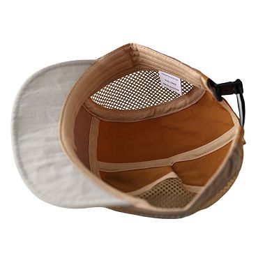 Short Brim Lightweight Mesh Panel Adjustable Five Panel Cap