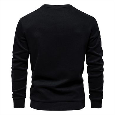 Men’s Long Sleeve Crewneck Sweatshirt Pullover for Active Casual & Everyday Wear