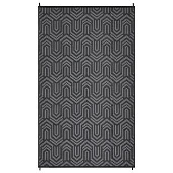 Fashionwu Modern Decor Reversible Abstract Plastic Outdoor Garden Decor Washable Bordered Area Rugs