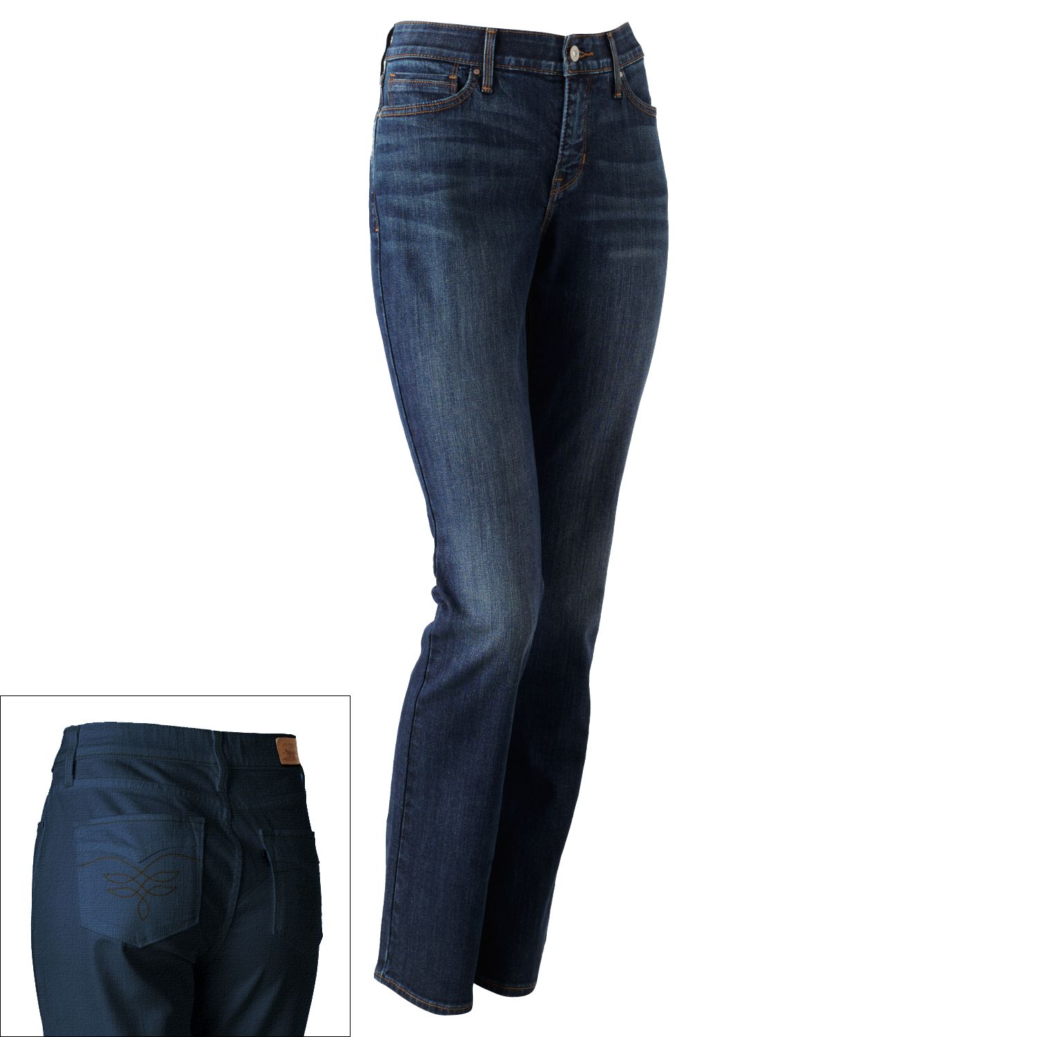 women's levi's 525 straight leg jeans