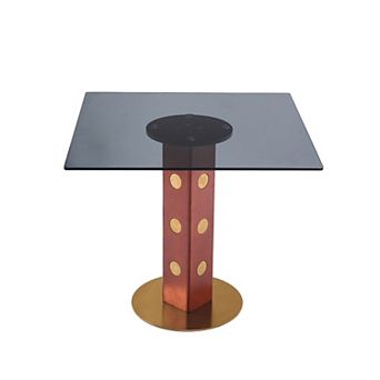 33.5-Inch Square Multipurpose Conference Table for 2-4 People