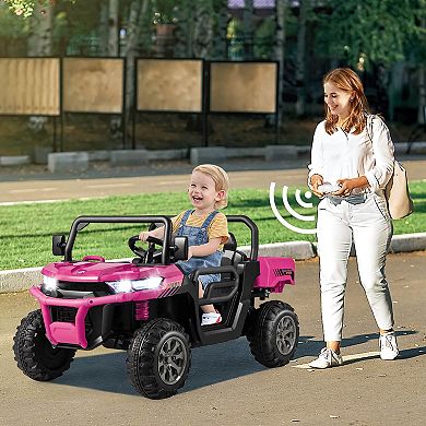 12V Kids Ride On Dump Truck 2 Seater Electric Car With Remote Control