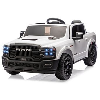 24V Ride on Toys for Big Kids, Licensed RAM 2500, 2 Seater Kids Ride on Truck Car w/Remote Control