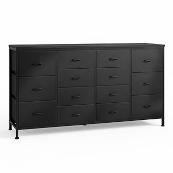 ANIXOL 63" Dresser TV Stand with 14 Drawers