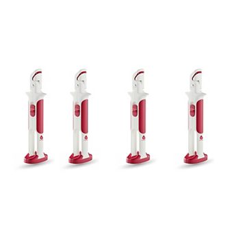 Ultimate 4-Pack Heat-Resistant Kitchen Clips with Dual Silicone Non-Slip Grip