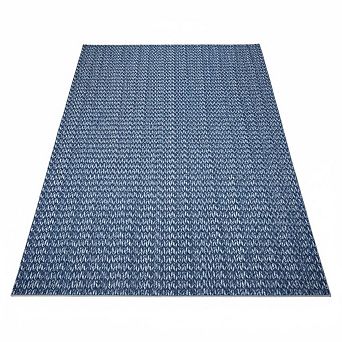 Washable Printed Rugs，Distressed Modern Abstract Braided Pattern Area Rug