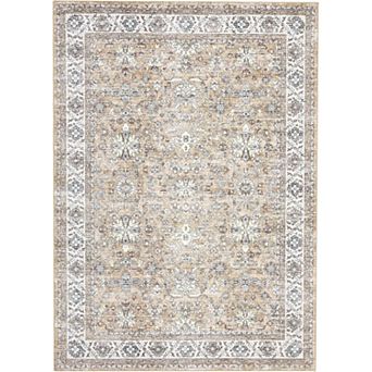 Vintage Washable Rug for Living Room Bedroom Dining Room