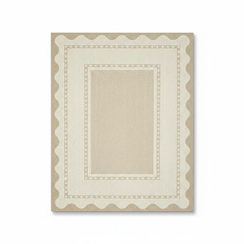 Washable Low Pile Indoor Area Rug，Modern Stain Resistant Non Slip Rugs