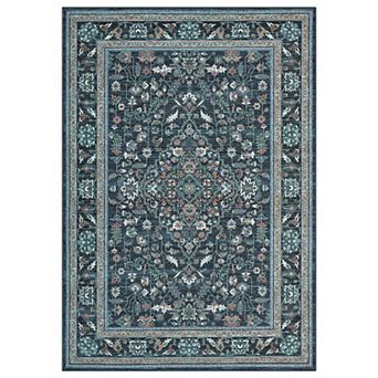 Washable Vintage Area Rugs, Non-Slip, Low Pile, Floor Mats for Bedroom, Hallway, Kitchen, Bathroom
