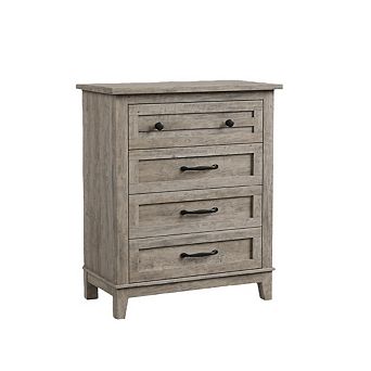 Tall Bedroom Dresser with 4 Drawers and Storage
