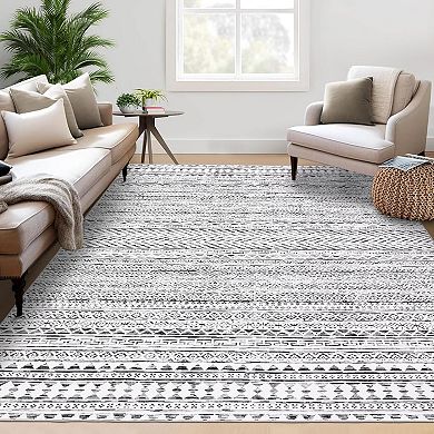 Extra Large Area Rug, Expansive Plush Carpet for Living Room, Non-Skid Backing,Washable