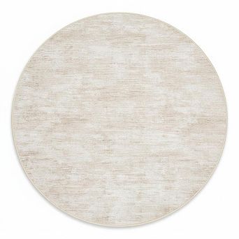 Living Room Round Rug Washable Rug Modern Solid Color Floor Covering Carpet