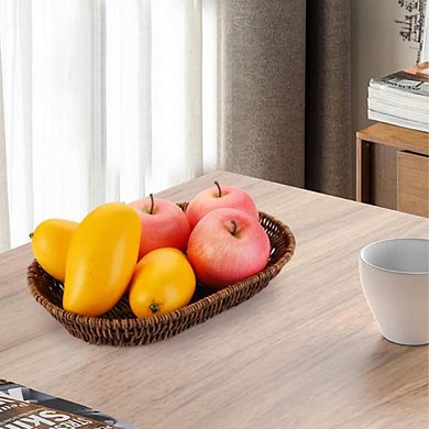 Handwoven Tabletop Food Serving Baskets