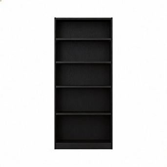 Universal Tall 5 Shelf Bookcase Vertical Storage Display Home Office Living Room
