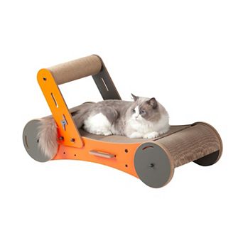 New Age Pet® Purr and Play Kitty Trolley Scratcher