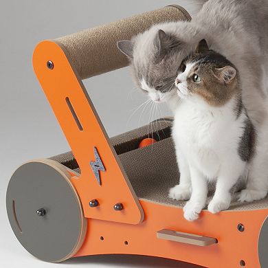 New Age Pet® Purr and Play Kitty Trolley Scratcher