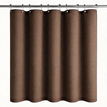 Waffle Fabric Shower Curtain Heavy Duty Hotel Spa Luxury with Hooks 12hooks