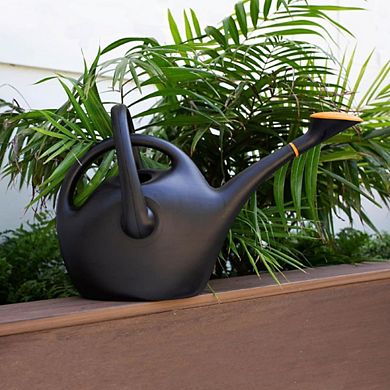 Black Polypropylene Easy Pour Watering Can