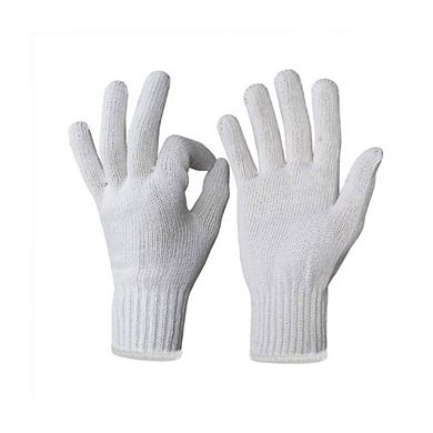 Cotton Polyester String Knit Gardening Gloves