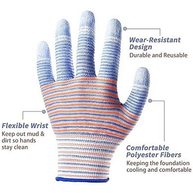 Breathable Rubber Protective Gardening Gloves