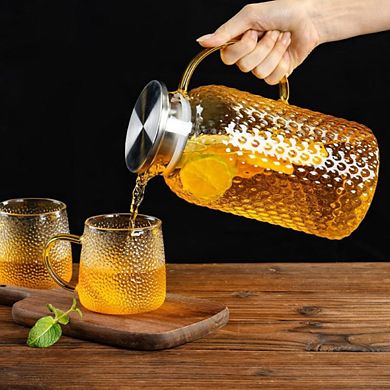 High Borosilicate Glass Pitcher With Lid