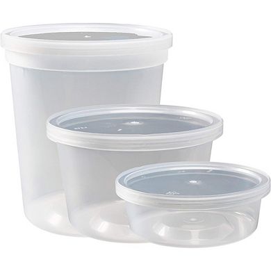 32oz Freezer Deli Cups Combo Pack