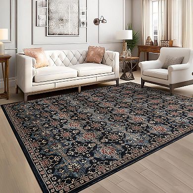 Traditional Area Rug for Living Room, Bedroom, Dining Room, and Kitchen