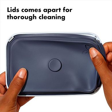 Airtight Food Storage Container, Small Square 1.1 Qt, Perfect for 1 lb Sugar