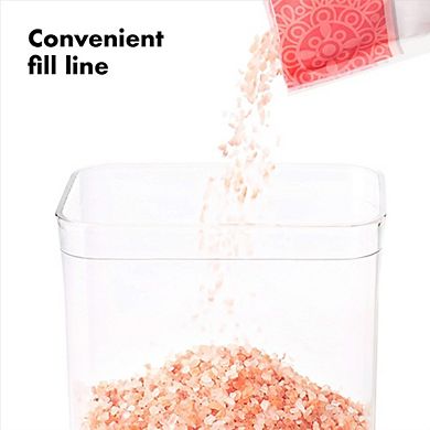 Airtight Food Storage Container, Small Square 1.1 Qt, Perfect for 1 lb Sugar