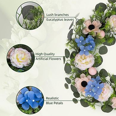 22 Inch Eucalyptus Wreath for Front Door, All-Season Floral Greenery Decor