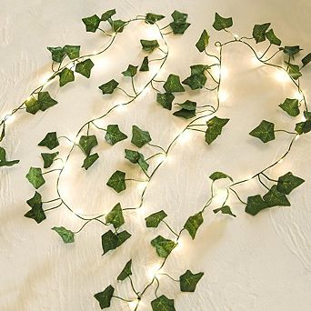 Battery Operated Ivy Vine String Lights Decorative Garland