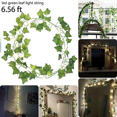 Battery Operated Ivy Vine String Lights Decorative Garland