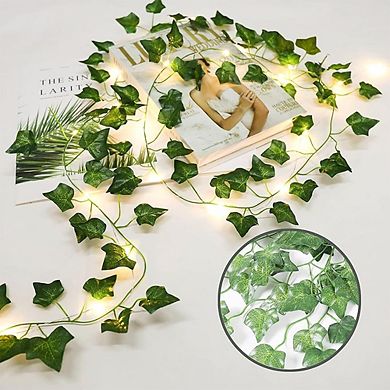 Battery Operated Ivy Vine String Lights Decorative Garland