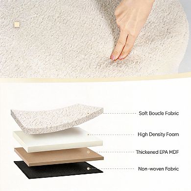 Foldable Storage Footstool - Comfortable, Durable, Space-Saving