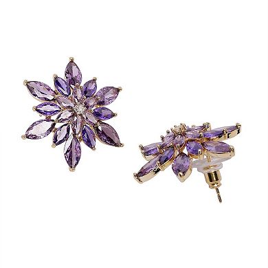 AGP PARIS Amethyst Blooming Earrings