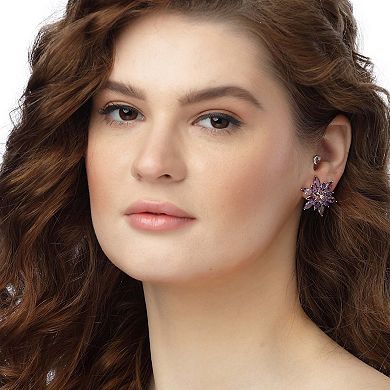 AGP PARIS Amethyst Blooming Earrings