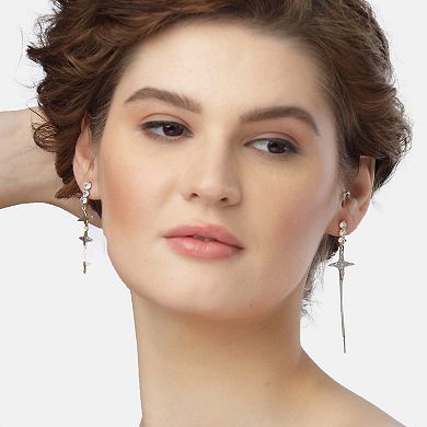 Starry Elegance Dangle Earrings