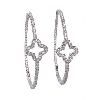 Clover Hoop Earrings