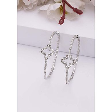 Clover Hoop Earrings